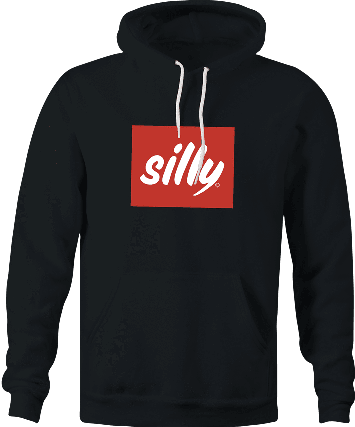 funny Silly Coffee Lover parody black hoodie