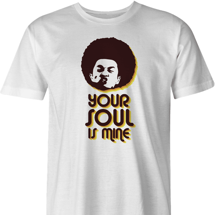 funny mortal kombat shang tsung soul is mine men's white t-shirt