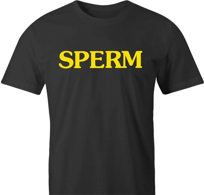 Funny Canned Sperm Parody Men's T-Shirt