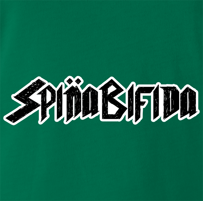Funny Spina Bifida Spinal Tap Parody Green T-Shirt