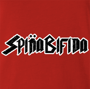Funny Spina Bifida Spinal Tap Parody Red Tee