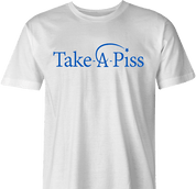 Funny Take A Piss Foundation / Pee & Charity Parody Men's T-Shirt