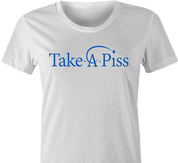 Funny Take A Piss Foundation / Pee & Charity Parody t-shirt women's