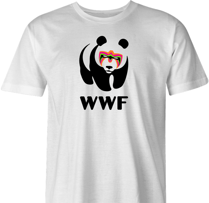 Funny Ultimate Warrior WWE WWF  parody t-shirt white men's
