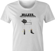 Walker texas Ranger is very old parody Chuck Norris t-shirt white women's