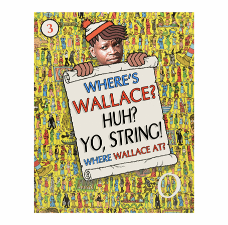 Where's Wallace? The Wire meets Where's Waldo  white t-shirt 