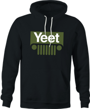 Funny Yeet Slang Parody Black Hoodie