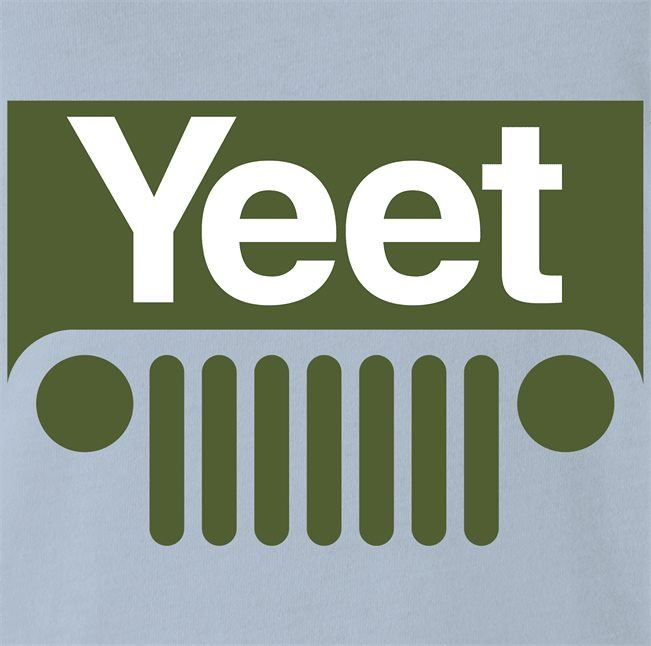 Funny Yeet Slang Parody Light Blue T-Shirt