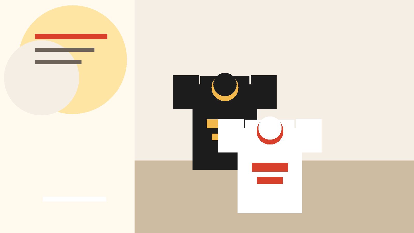 drink and funny t-shirts.