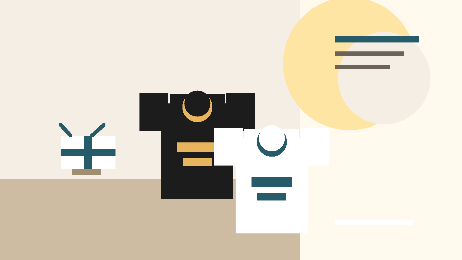 Hero image for The easiest funny shirts to buy for last-minute gifts, shown as an ecommerce lifestyle scene related to gift guides and funny t-shirts.