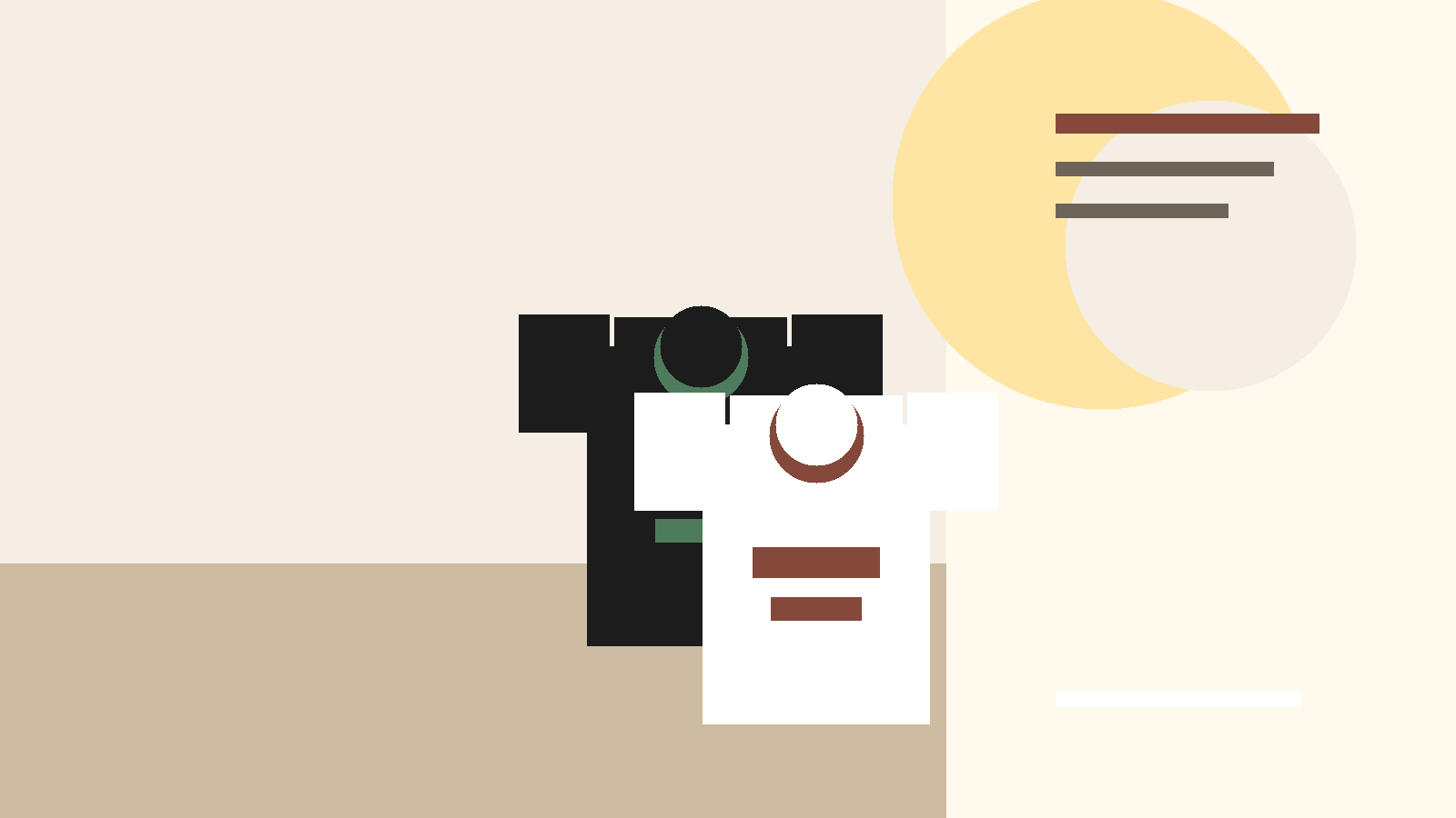 tv and funny t-shirts.