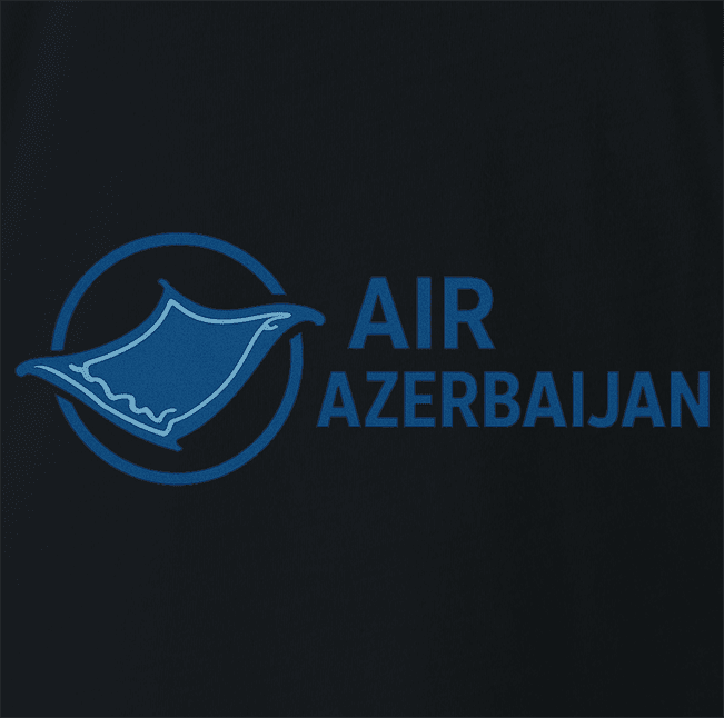 hilarious Air Azerbaijan magic carpet logo parody men's black t-shirt 