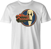 funny anderson cooper allison cooper alice cooper CNN mashup t-shirt men's white 