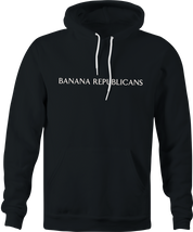 funny banana republicans pro democrat hoodie men's black  