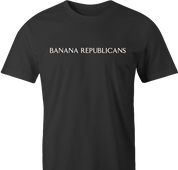 funny banana republicans pro democrat t-shirt men's black  