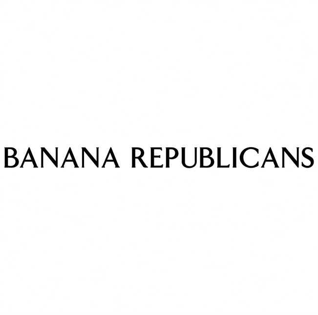 funny banana republicans pro democrat t-shirt men's white