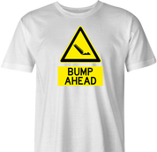 funny cocaine road sign coke t-shirt men's white