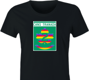 funny trans canada highway lgbtq canadian women's black t'shirt 