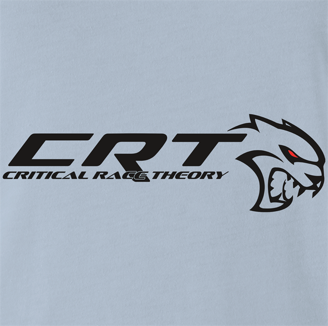 funny street racing technology critical race theory men's light blue  t-shirt