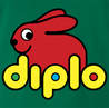 funny diplo men's green t-shirt for DJ's 