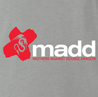 funny MADD double dragon video game t-shirt men's ash grey