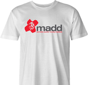 funny MADD double dragon video game t-shirt men's white 