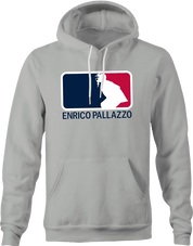 funny naked gun enrico pallazzo major league baseball parody hoodie men's grey 