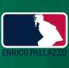 funny naked gun enrico pallazzo major league baseball parody t-shirt men's green