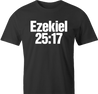 funny Ezekiel 25:17 pulp fiction stone cold steve austin wwe mashup t-shirt men's black 