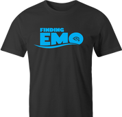 funny crying eye emo finding nemo mashup t-shirt men's black 
