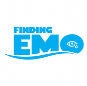 funny crying eye emo finding nemo mashup t-shirt men's white