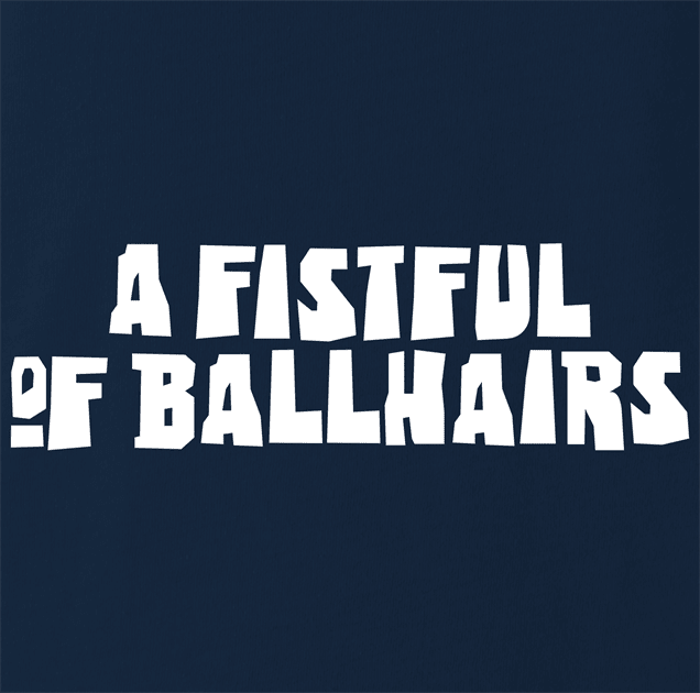 funny a fistful of dollars spaghetti western clint eastwood parody t-shirt men's navy blue