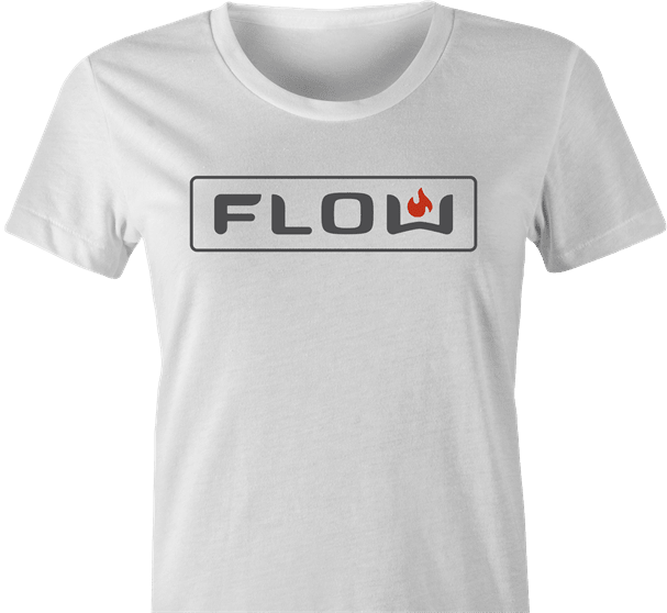 funny wolf appliances Flow hip hop mashup t-shirt women's white 