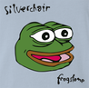 funny silverchair frogstomp pepe the frong t-shirt men's light blue 