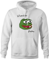 funny silverchair frogstomp pepe the frong hoodie men's white 