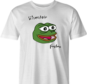 funny silverchair frogstomp pepe the frong t-shirt men's white 