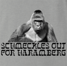 funny harambe jewish humor t-shirt men's gray 