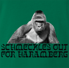 funny harambe jewish humor t-shirt men's green 