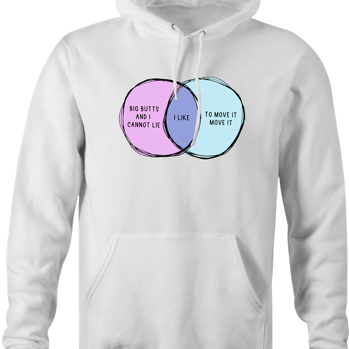 funny sir mix-a-lot i like to move it hoodie men's white
