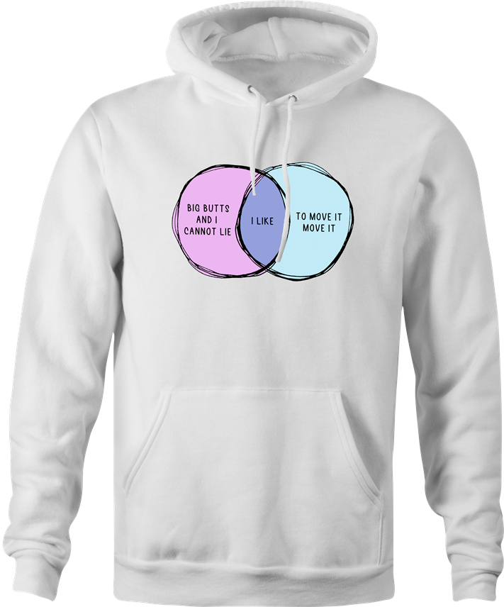 funny sir mix-a-lot i like to move it hoodie men's white