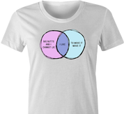funny sir mix-a-lot i like to move it t-shirt women's white