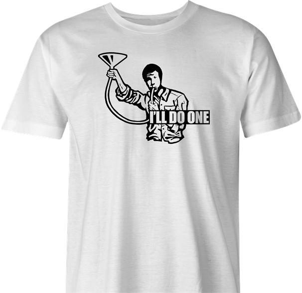 funny frank the tank old school t-shirt men's white 