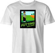 funny simpsons lee carvallo's putting challenge t-shirt men's white
