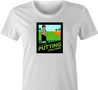 funny simpsons lee carvallo's putting challenge t-shirt women's white
