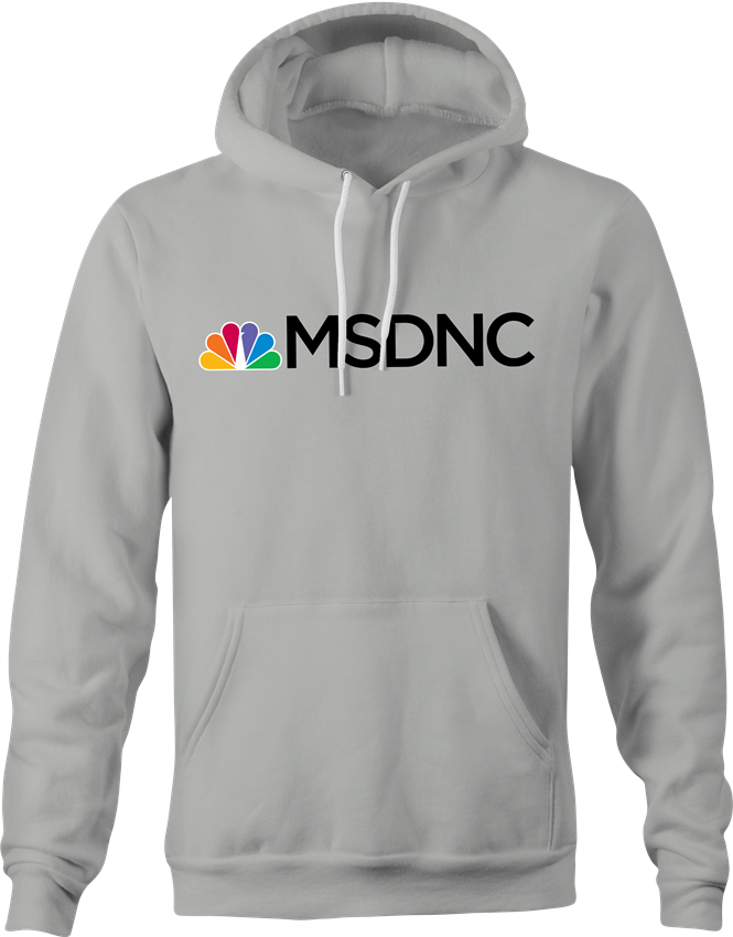 funny democratic party parody hoodie men's ash grey 