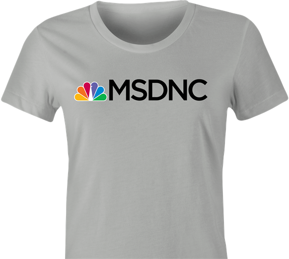 funny democratic party parody t-shirt women's ash grey 