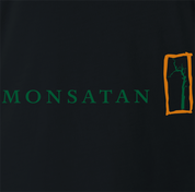 funny Monsatan agrochemical biotech t-shirt men's black