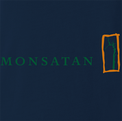 funny Monsatan agrochemical biotech t-shirt men's navy blue