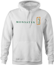 funny Monsatan agrochemical biotech hoodie men's white