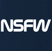 funny not safe for work NASA t-shirt men's navy